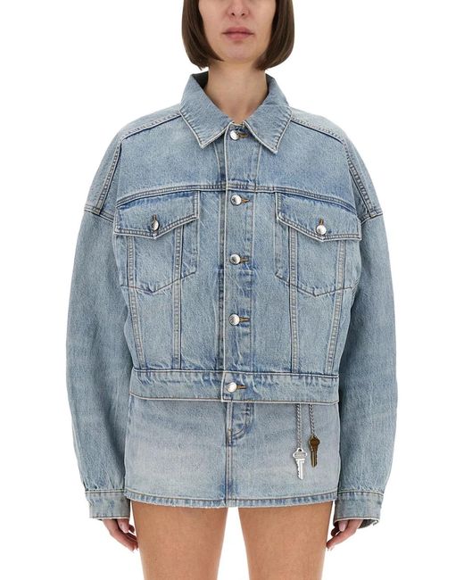 Alexander Wang Blue Regen Cotton Jackets