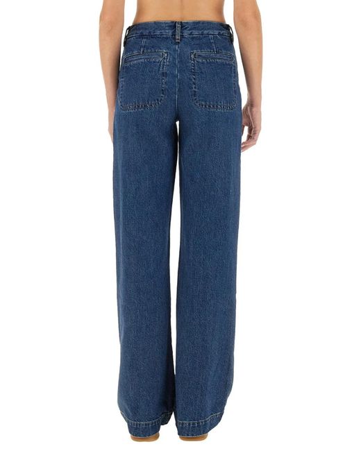 A.P.C. Blue Dpp Jeans Seaside
