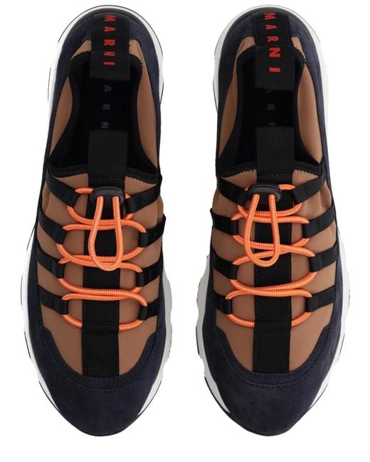 Marni Brown "Running" Sneaker for men