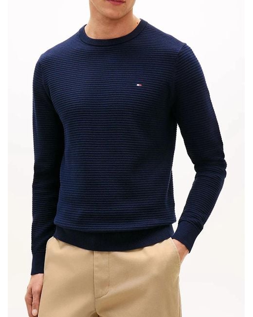 Tommy Hilfiger Blue Seasonal Structure Cneck for men