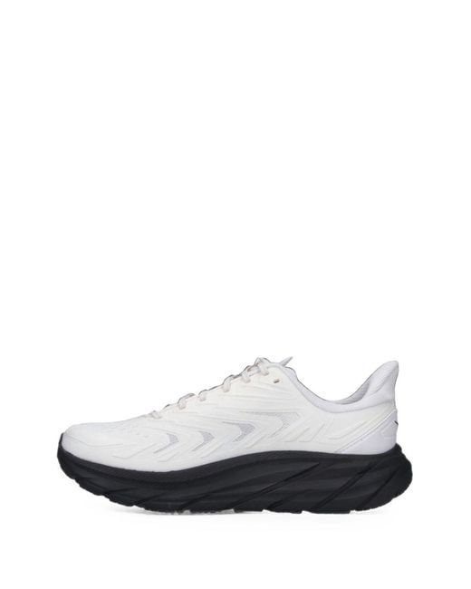 Hoka One One White Hoka Frost Polyamide Rubber Shoes for men