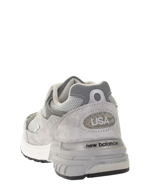 New Balance White Mr993 for men