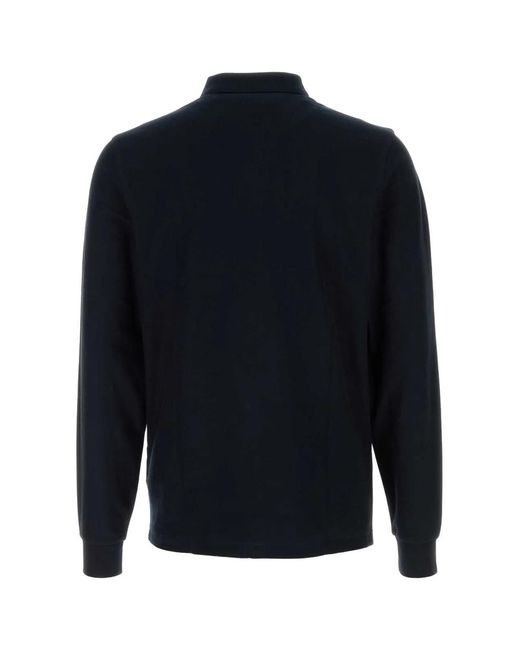 Fred Perry Black Embroidered Piquet Polo Shirt for men