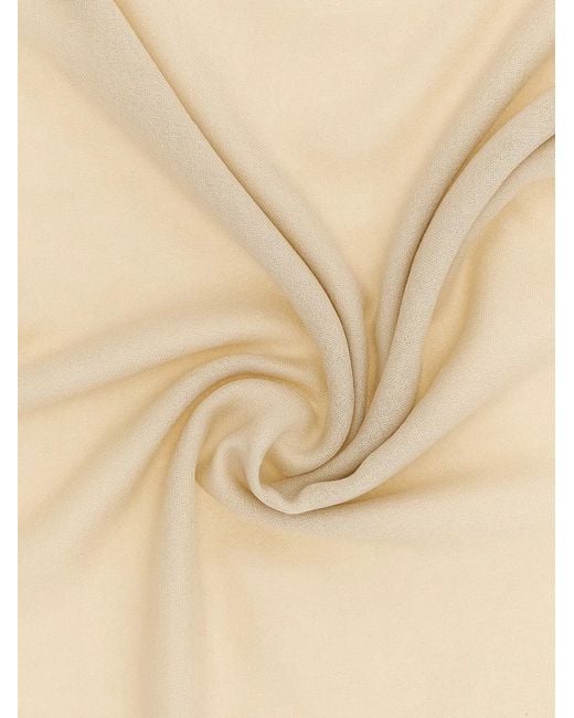 Brunello Cucinelli Natural Silk Cashmere Scarf