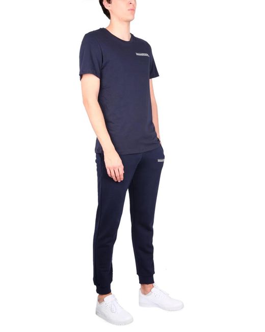 Ballantyne Blue Crewneck T-Shirt for men