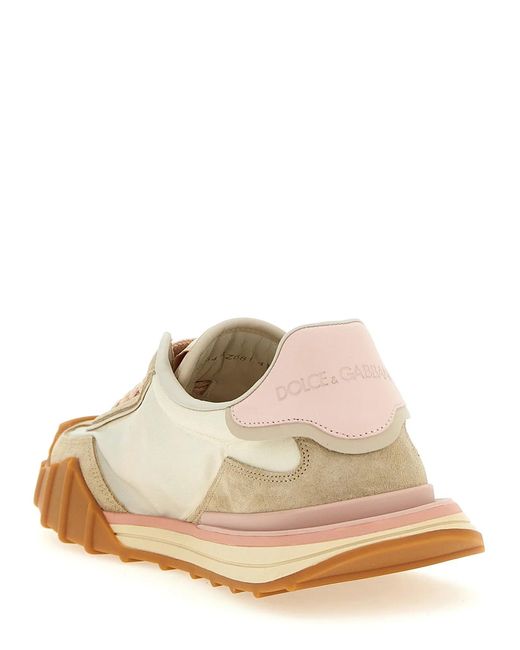 Dolce & Gabbana Natural Dolce & Gabbana 'Dg Athletic' Sneakers