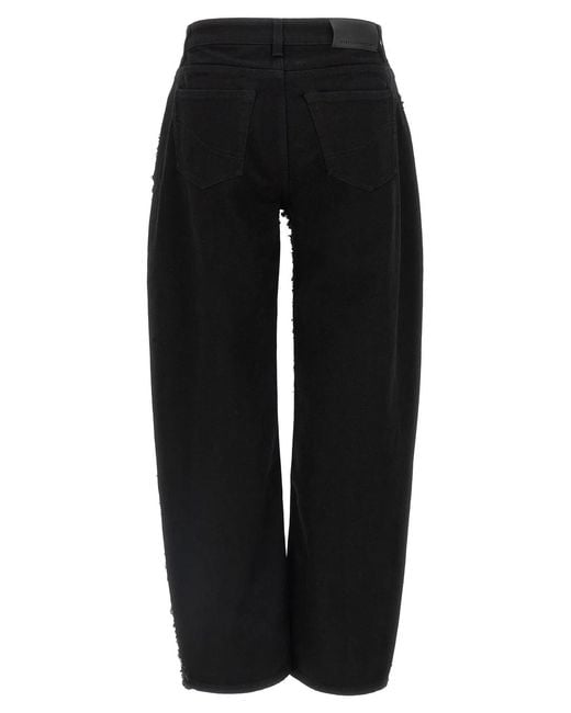 Stella McCartney Black Bouclé Jeans