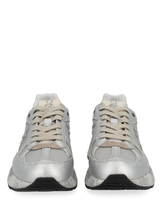 Premiata White "Mased" Sneaker