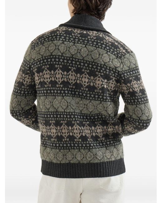 Brunello Cucinelli Black Cashmere Cardigan for men