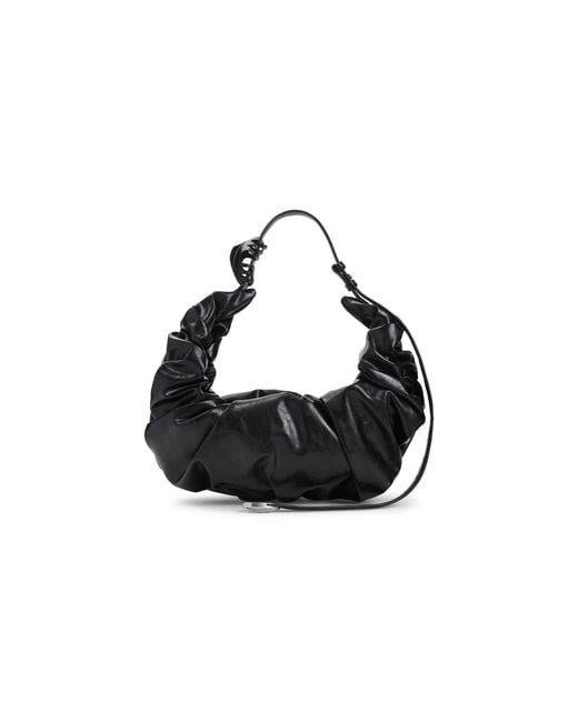 DIESEL Black Grab-D-Large Scrunched Hobo Bag