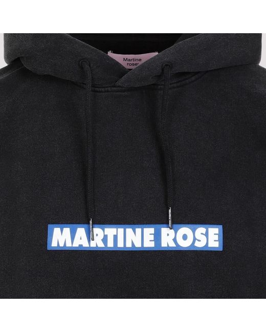 Martine Rose Black Classic Hoodie for men