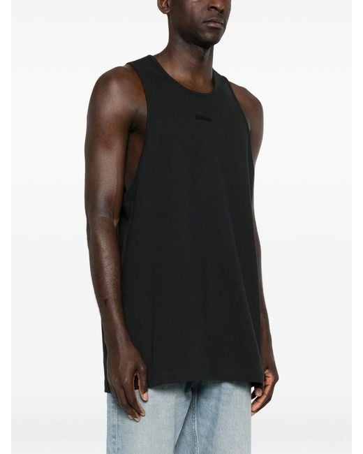 Fear Of God Black Rib Tank for men