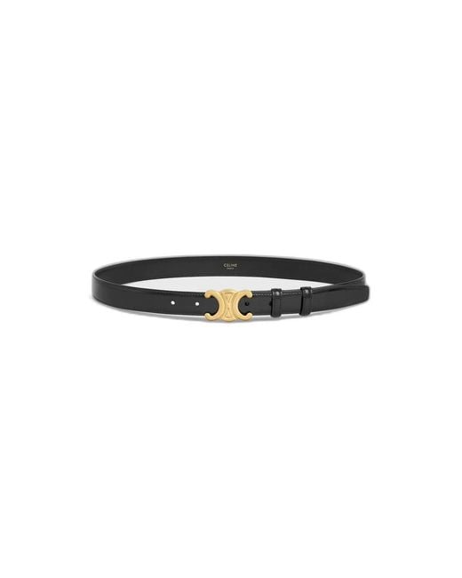 Céline Black Medium Elegant Belt