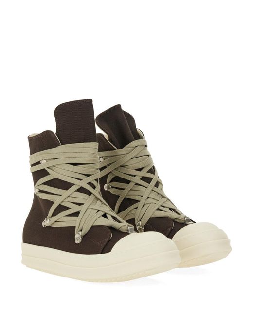 Rick Owens Multicolor Cotton Sneaker for men