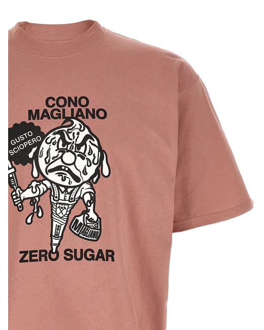 Magliano Pink 'Gusto Sciopero' T-Shirt for men