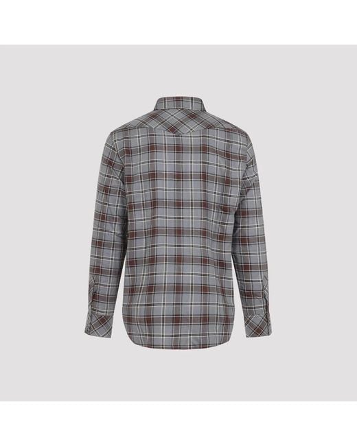Acne Gray Multi Shirt for men