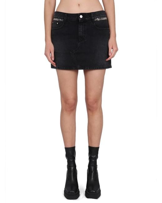 Stella McCartney Black Falabella Skirt