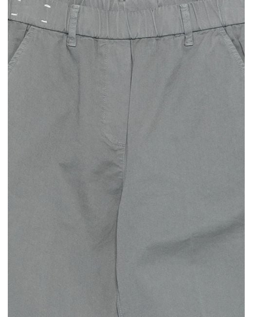 Alysi Gray Cotton Trousers