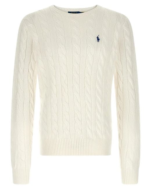 Polo Ralph Lauren White 'Driver' Sweater for men