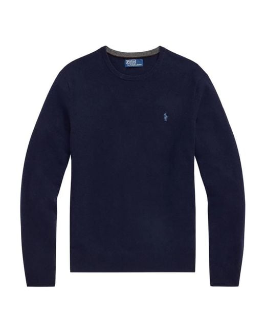 Polo Ralph Lauren Blue Long Sleeve Pullover for men