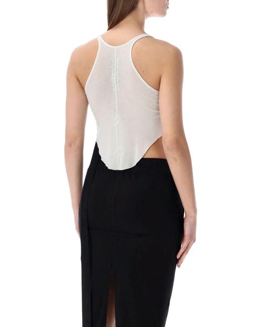 Rick Owens Black Drkshdw Basic Tank Cropped