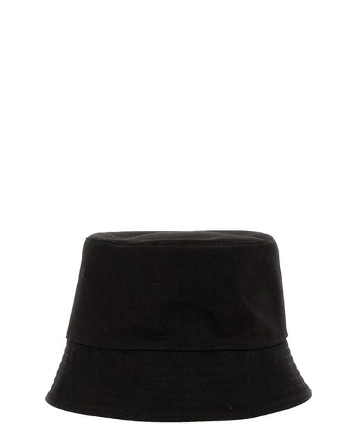 McQueen Black Bucket Hat With Logo for men