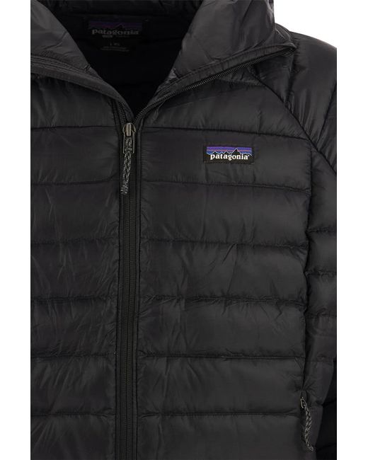 Patagonia Blue Down Sweater Hoody Recycled Down Jacket