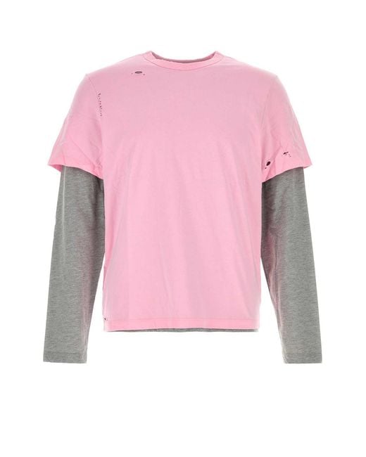 GIMAGUAS Pink Ricardo 2 Layers T-Shirt for men