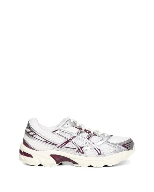 Asics White Gel-1130 Lace Up Sneakers