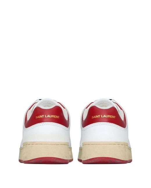 Saint Laurent White Sl/61 Sneakers for men