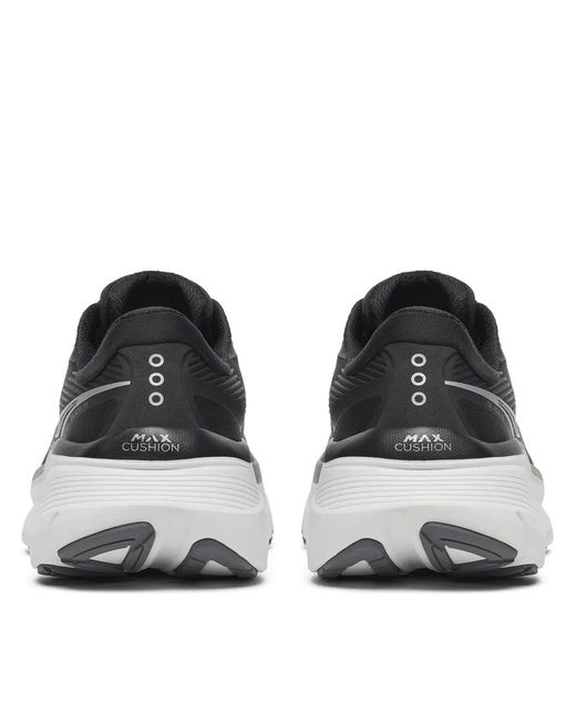 Saucony Black Breathable Mesh Athletic Sneakers With Textured Grip