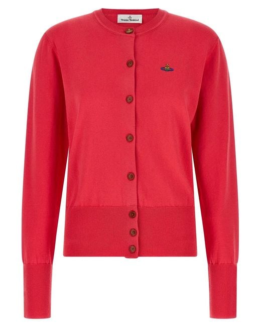 Vivienne Westwood Red 'Bea' Cardigan