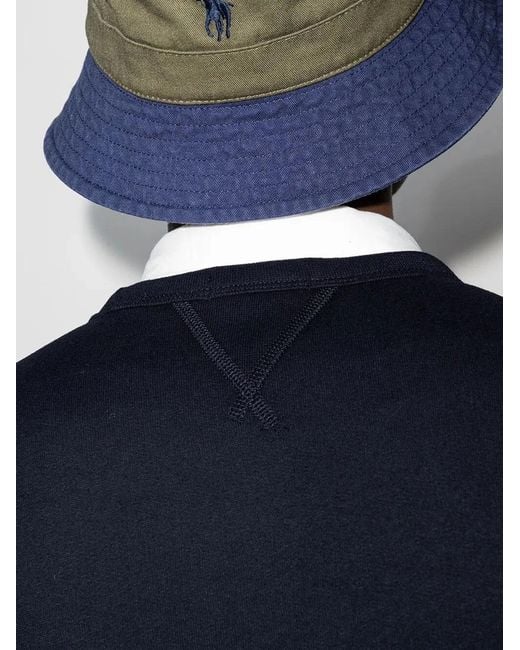 Polo Ralph Lauren Blue Cotton-Blend Crewneck Sweatshirt for men