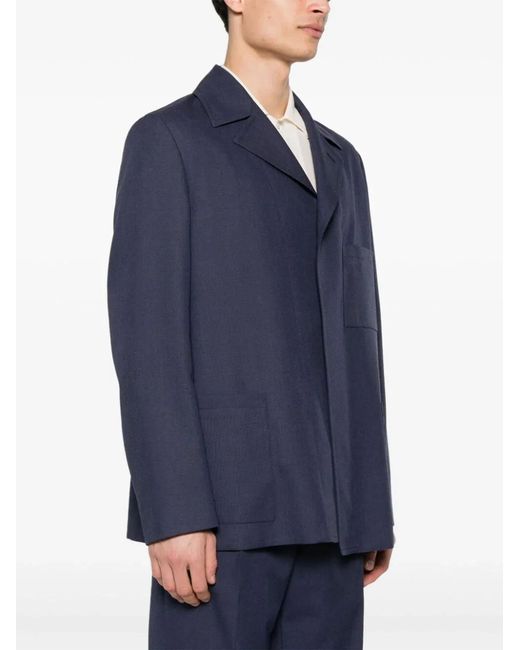 Fendi Blue Giacca for men
