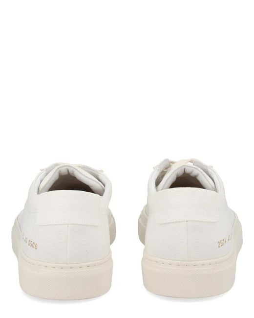 Common Projects White Cotton Sneakers for men