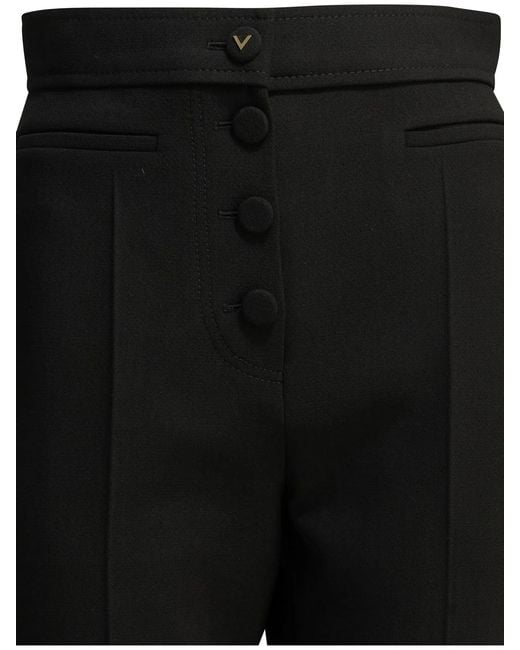 Valentino Black "Vgold" Tailored Pants