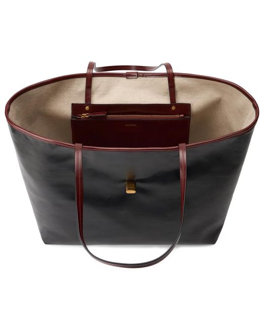 Versace Black Large Tote Bag