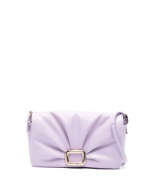 Roger Vivier Purple Viv Choc Me Mini Bag