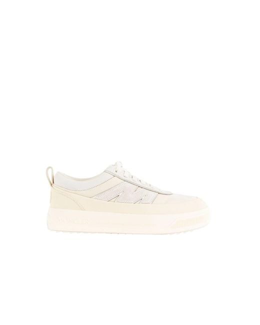 Moncler White Monpulse Sneakers for men