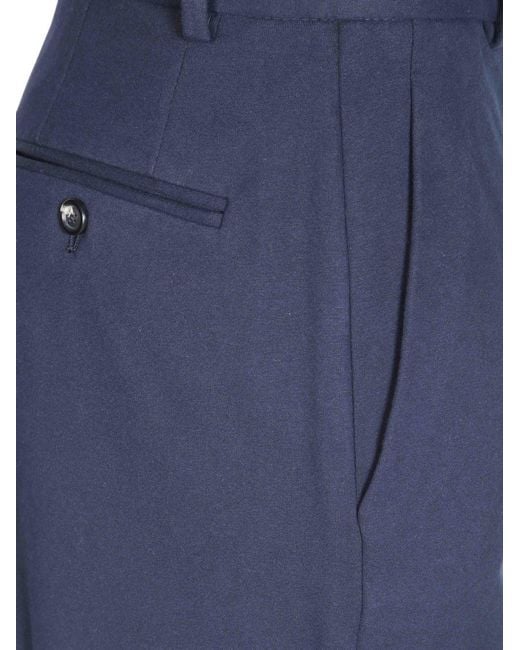 Circolo 1901 Blue Cotton Trousers