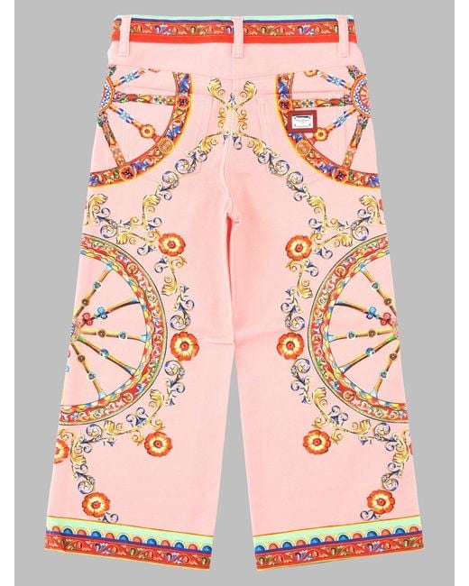 Dolce & Gabbana Pink Dolce & Gabbana Pantalone 5 Tasche
