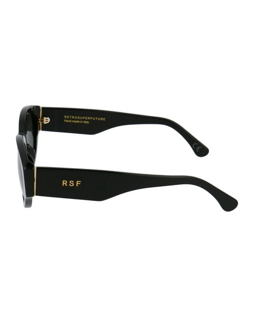 Retrosuperfuture Black Acetate Sunglasses