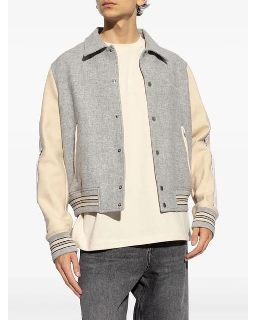 Amiri Gray "Bones" Jacket for men
