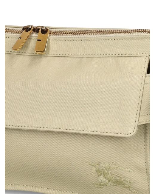 Burberry Natural Trench Gabardine Logo Belt Bag for men