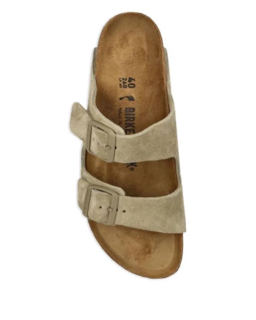 Birkenstock Green Arizona Suede Sandals
