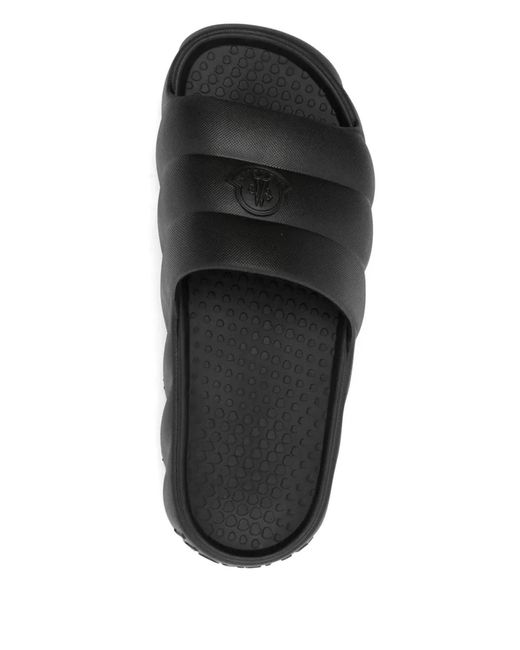 Moncler Gray Lilo Rubber Slides