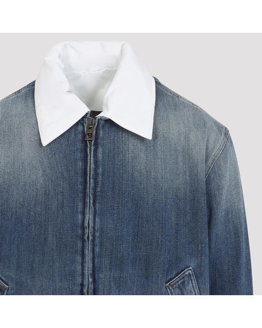 Loewe Blue Zip-Up Jacket for men