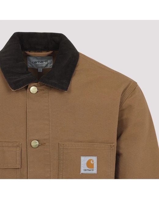 Carhartt Brown Michigan Coat for men