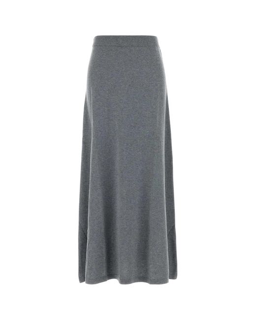 Lisa Yang Gray Adrienne Skirt