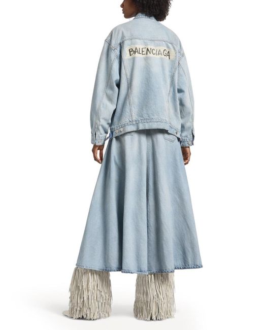 Balenciaga Blue Denim Jacket